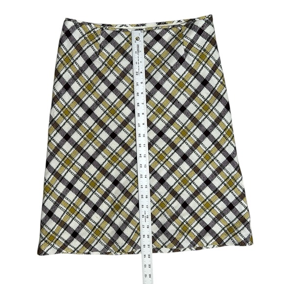 PENDLETON  Plaid Wool Blend Skirt Womens 2P XS Lined Classic Preppy Boho Chic - Picture 2 of 7